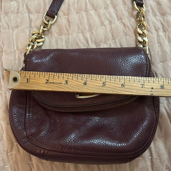 Michael Kors Dark Purple leather small Shoulder Bag - Picture 7 of 10